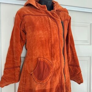 Beautiful Cozy Velvet Long Hoody